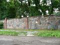 Mur parkowy z kamieni polnych